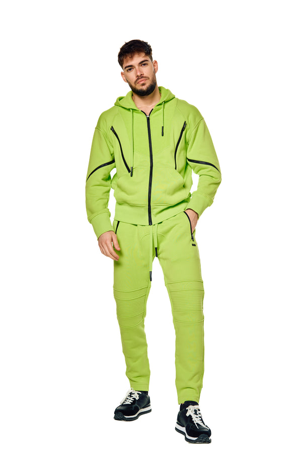 Lime Green Australian Cotton Track Suit